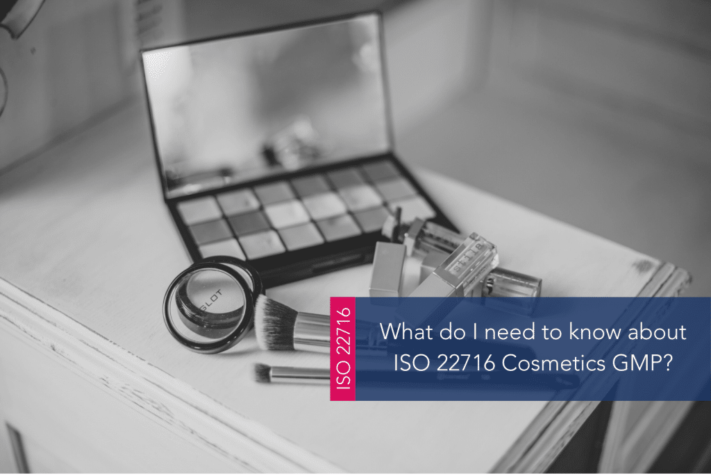 A selection of make up products on a table