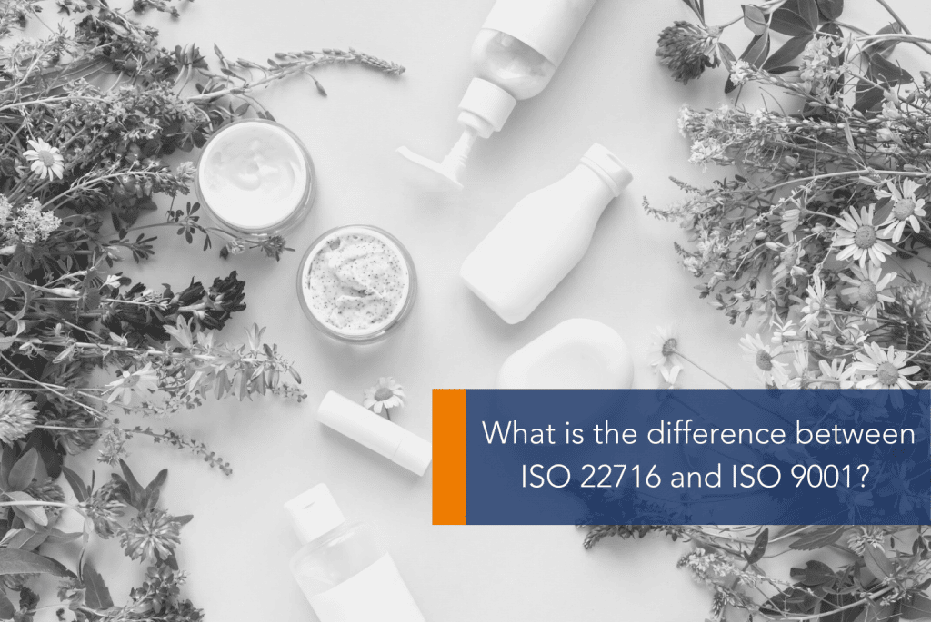 A table with cosmetic products on it